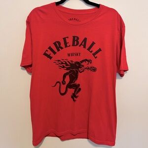 Fireball Whiskey Logo Tee